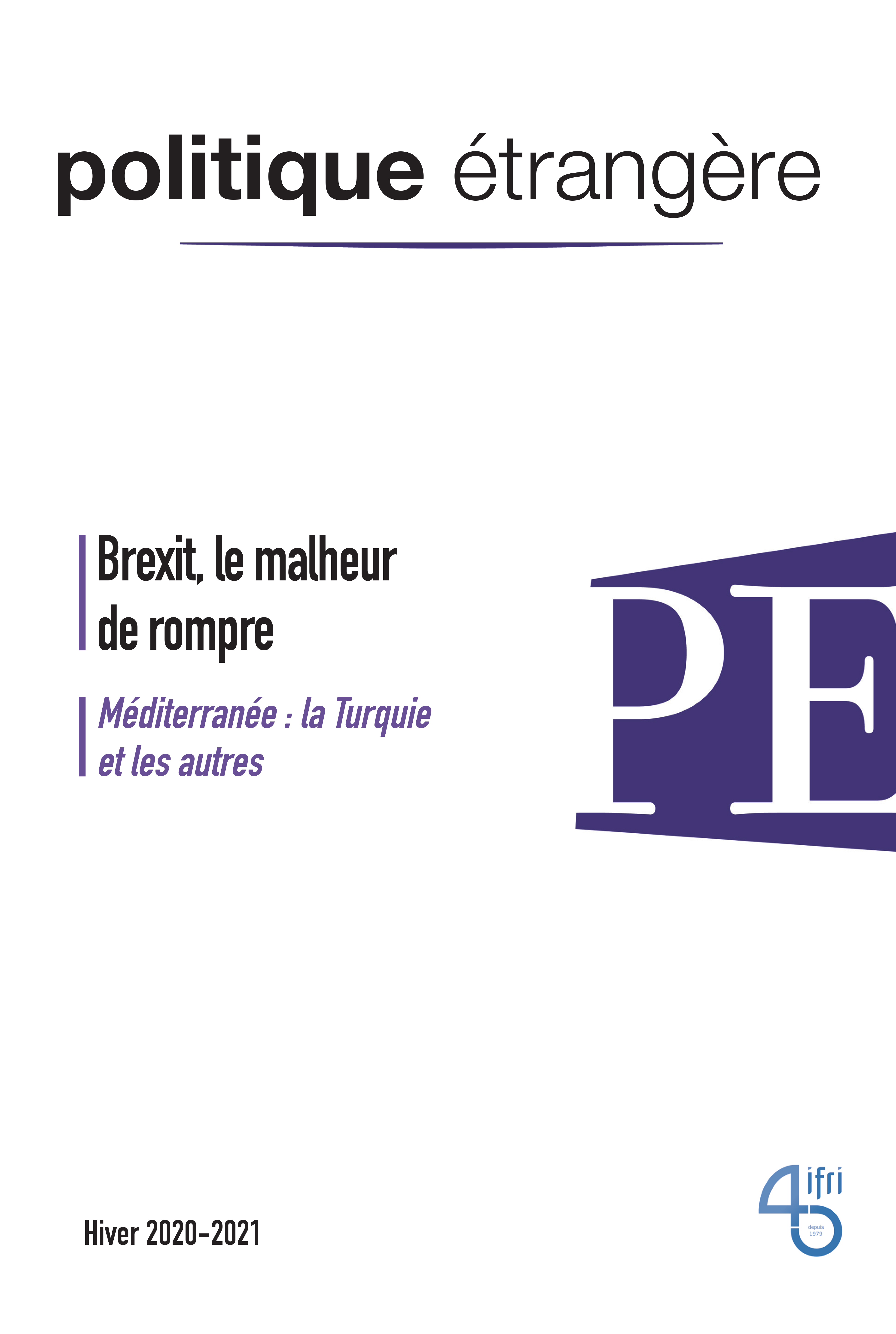 Page couverture PE n° 4 2020
