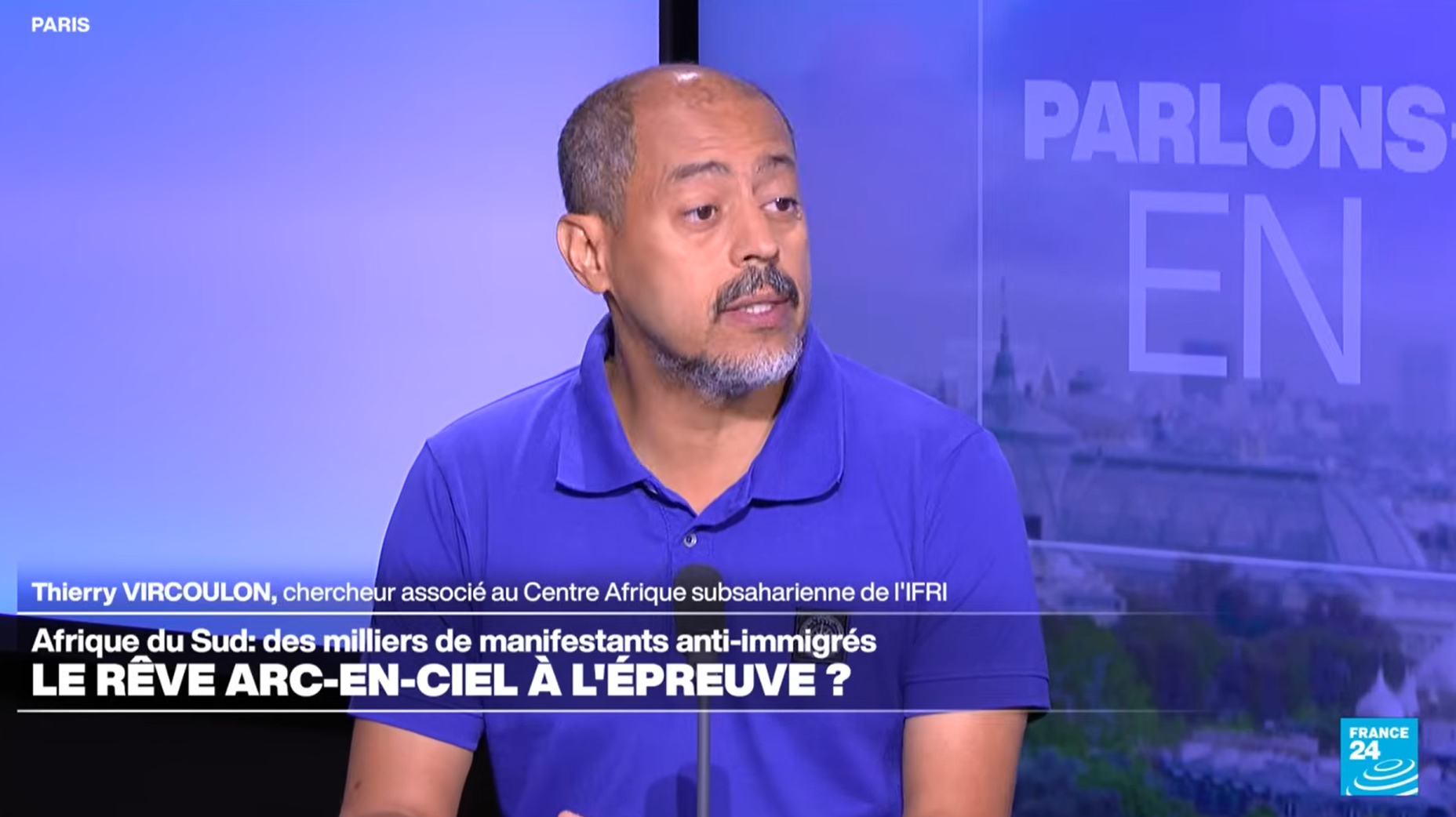 Thierry Vircoulon invité sur France 24, le 1er juillet 2026