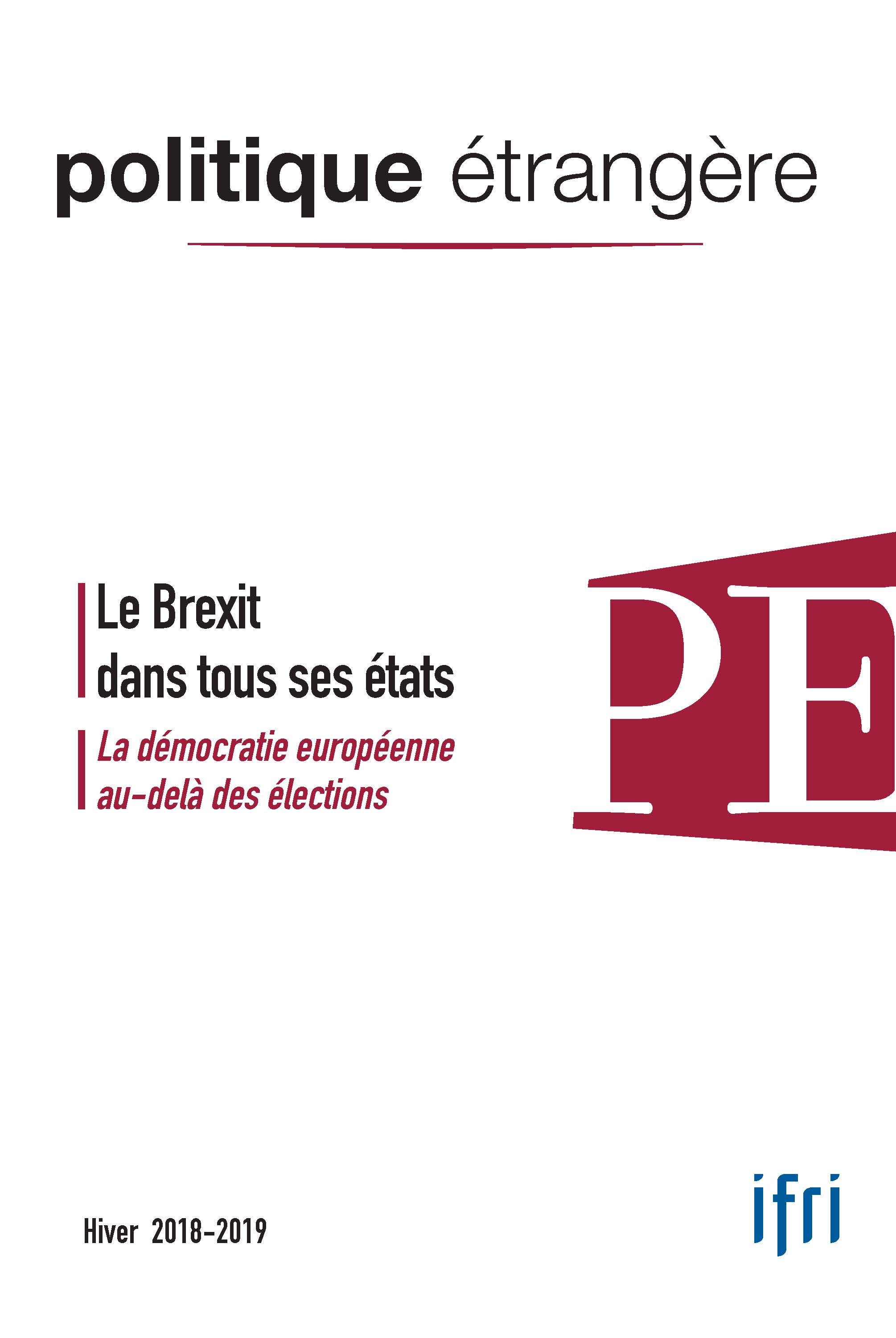 Page couverture PE n° 4 2018