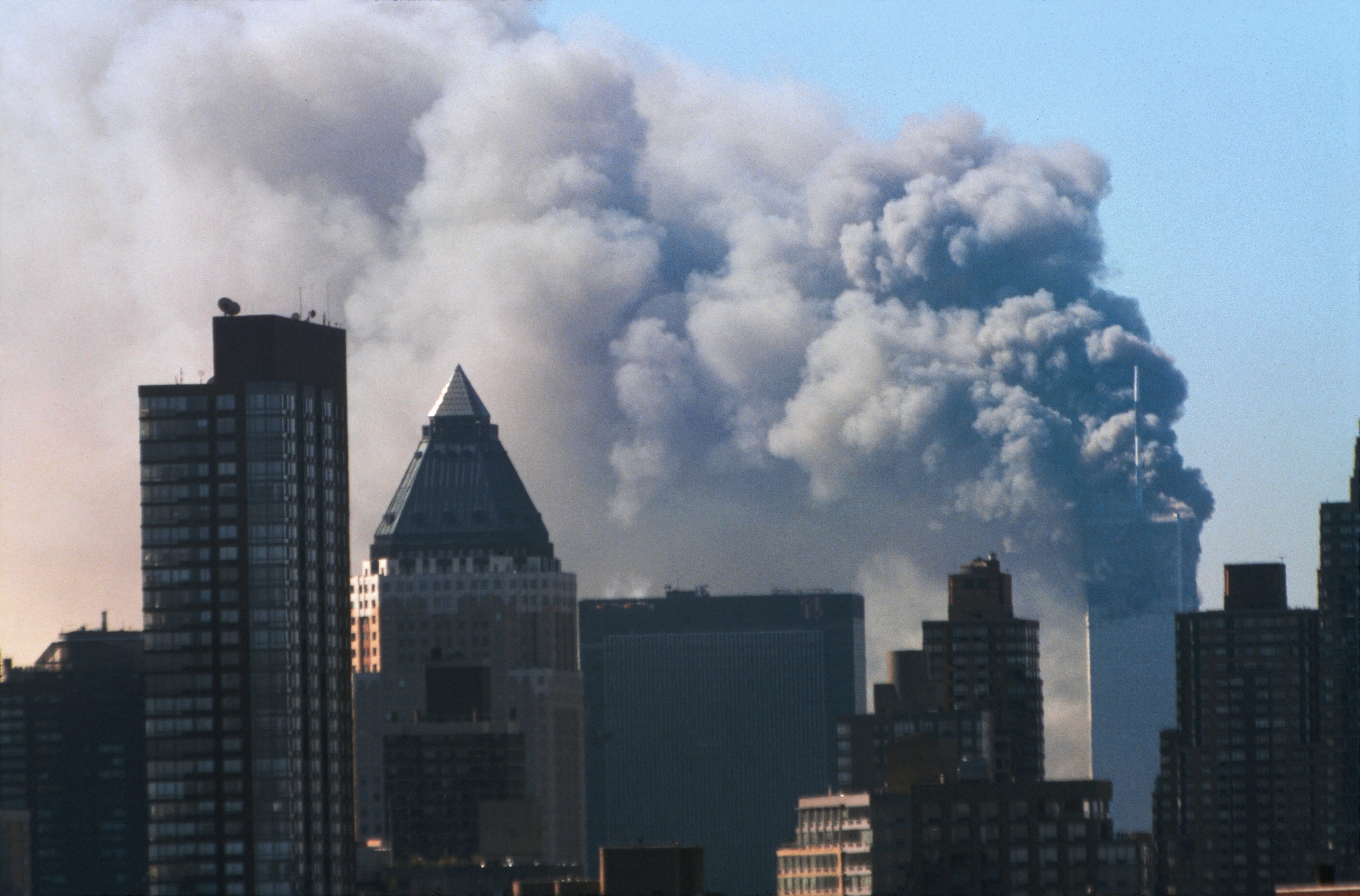 Attaque terroriste du 11 septembre 2001, au World Trade Center à New York