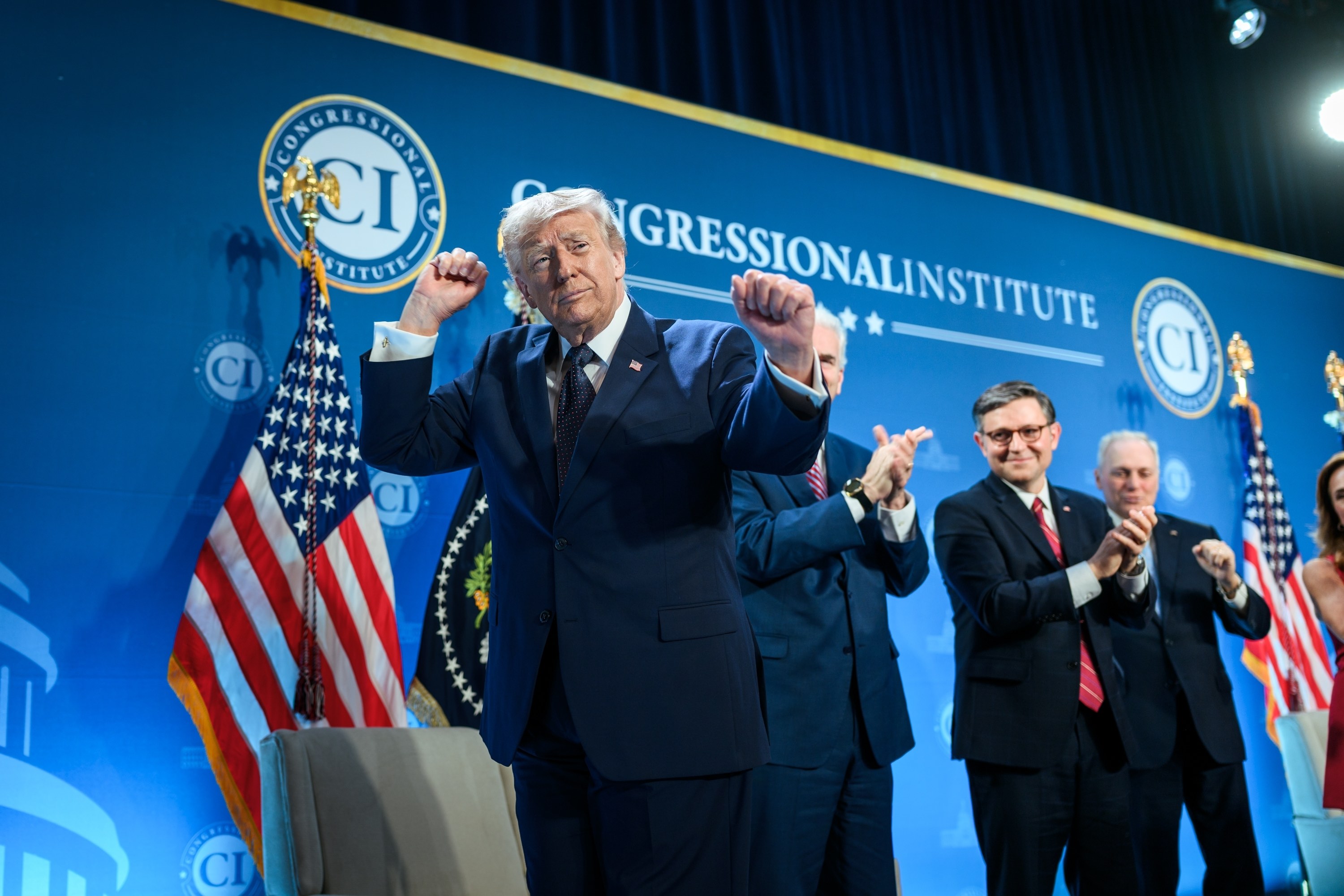 Le Président Donald J. Trump prononce une allocution à la Conférence des Membres Républicains - Miami, 9 mars 2026