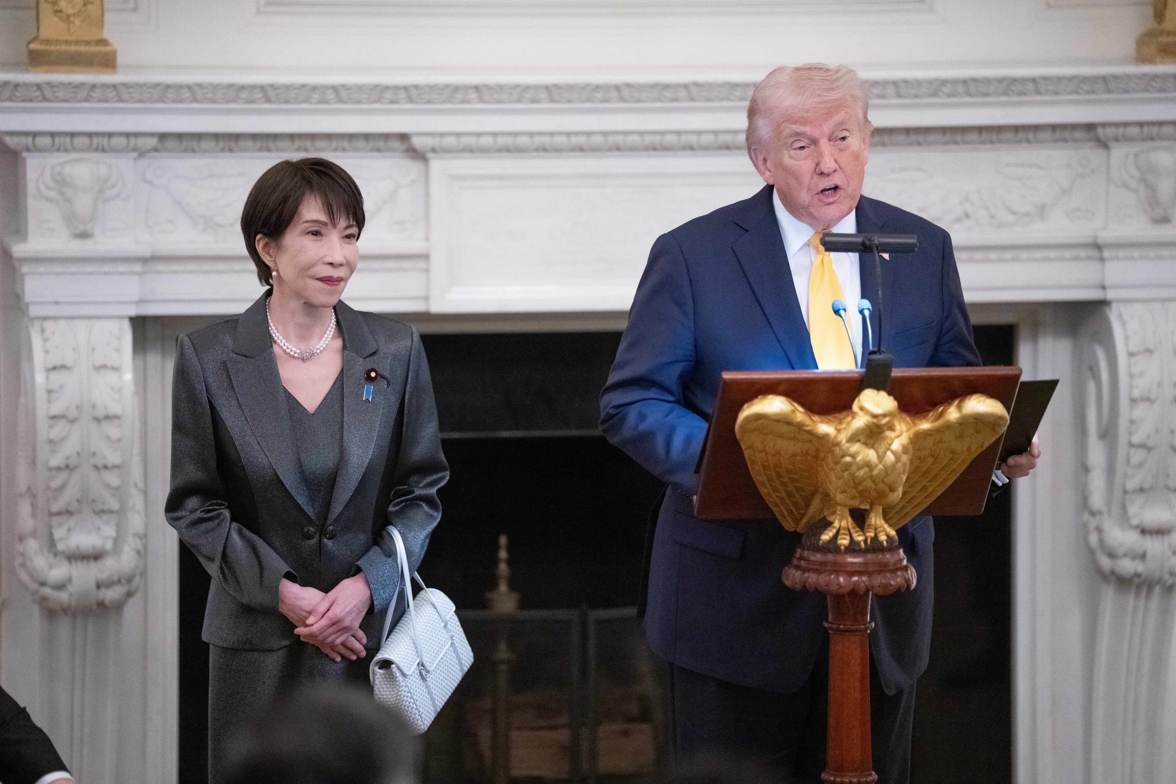 President Trump Hosts White House Dinner for Prime Minster Takeuchi of Japan, Washington, District of Columbia, United States (March 19, 2026)