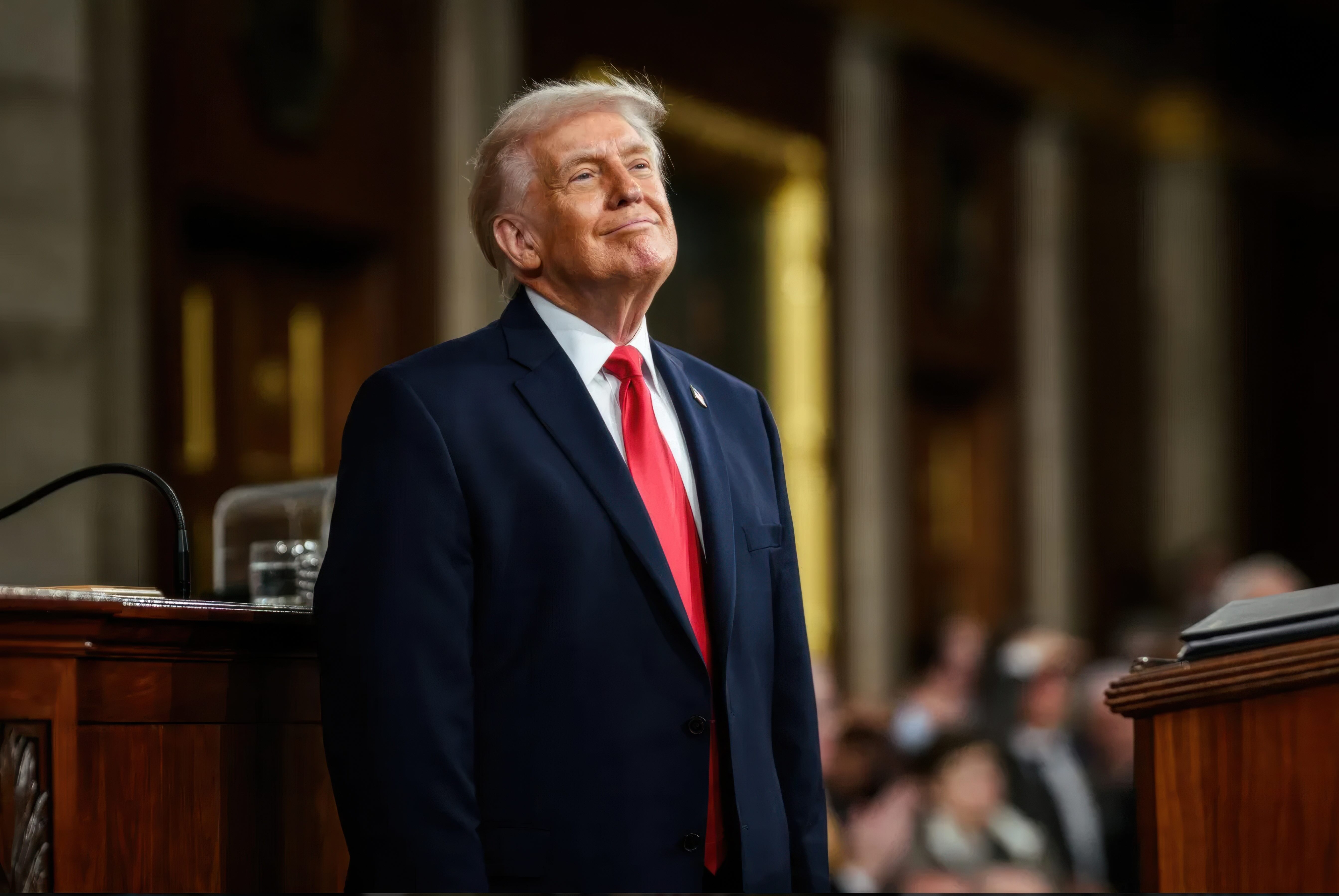 Trump 24 fevrier 2026 pour l'etat de l'union Washington D.C.