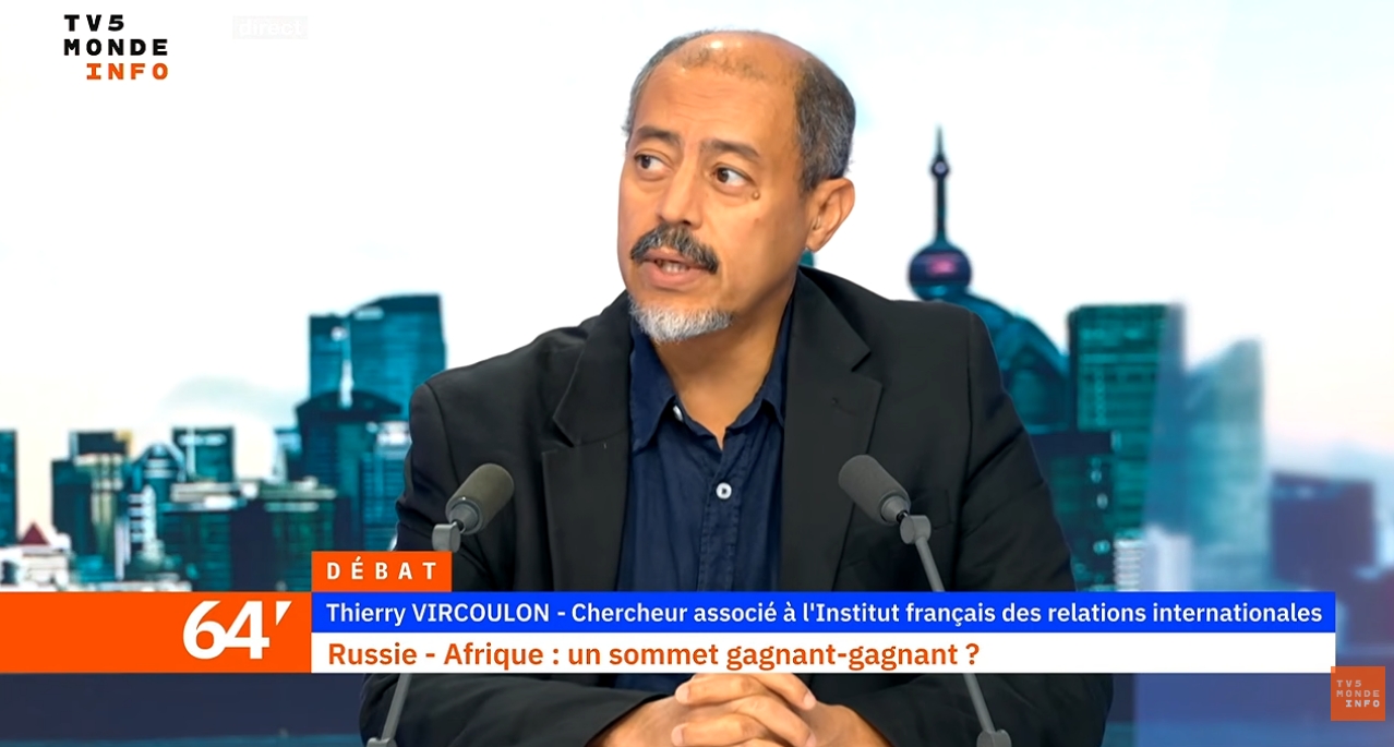 Thierry Vircoulon sur TV5 Monde