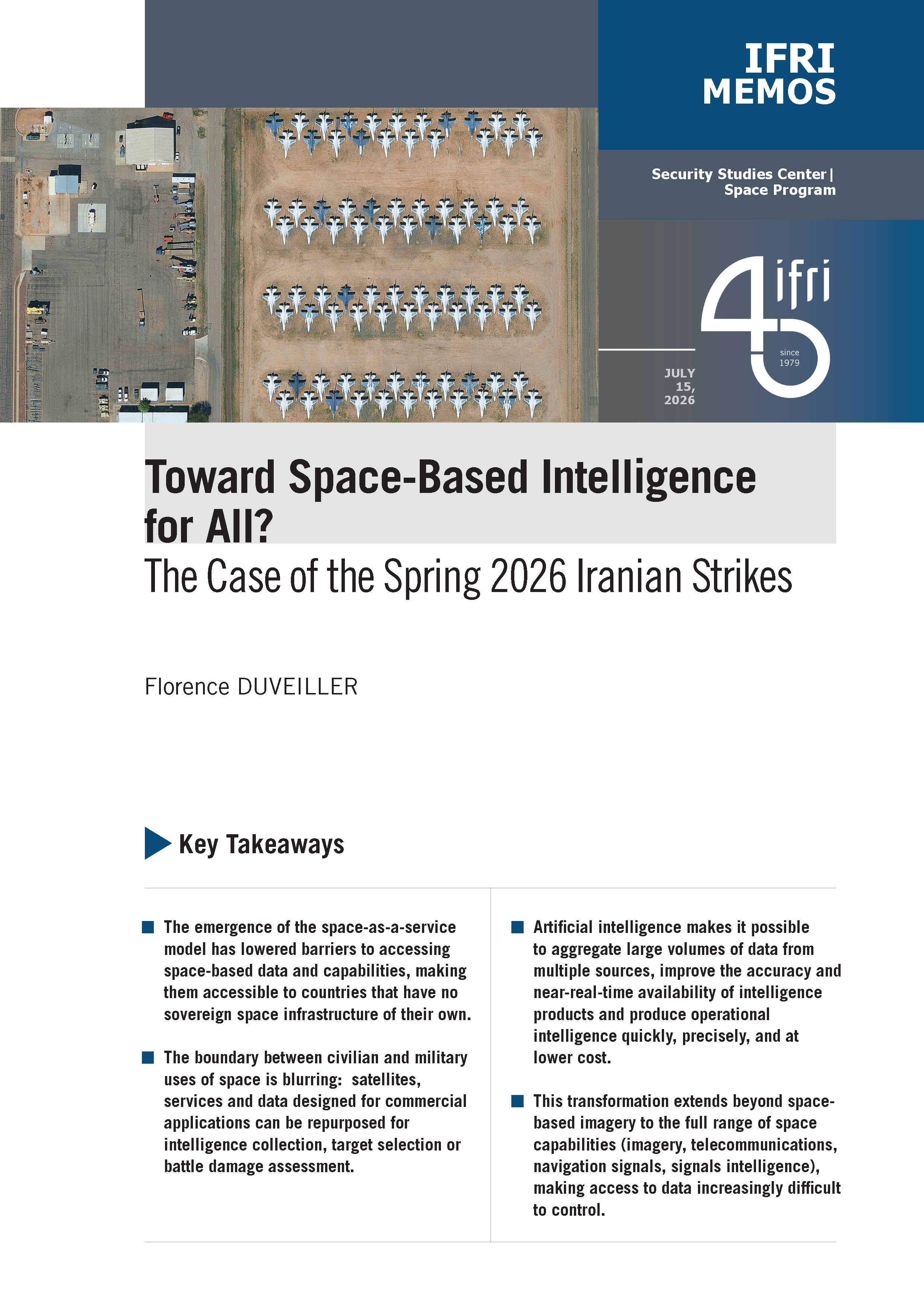 toward space-based intelligence for all - Duveiller