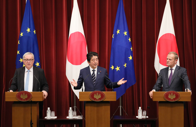 Japon-UE Credits: Kantei.go.jp
