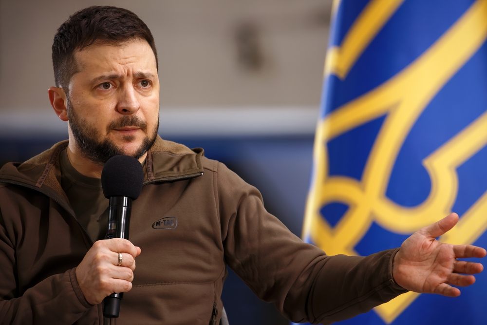 Conférence de presse de Volodymyr Zelenskyy, président de l'Ukraine, 23 avril 2022