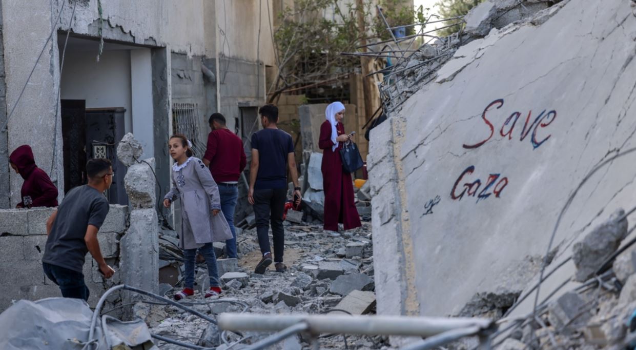 Frappes aériennes israéliennes dans la ville de Gaza