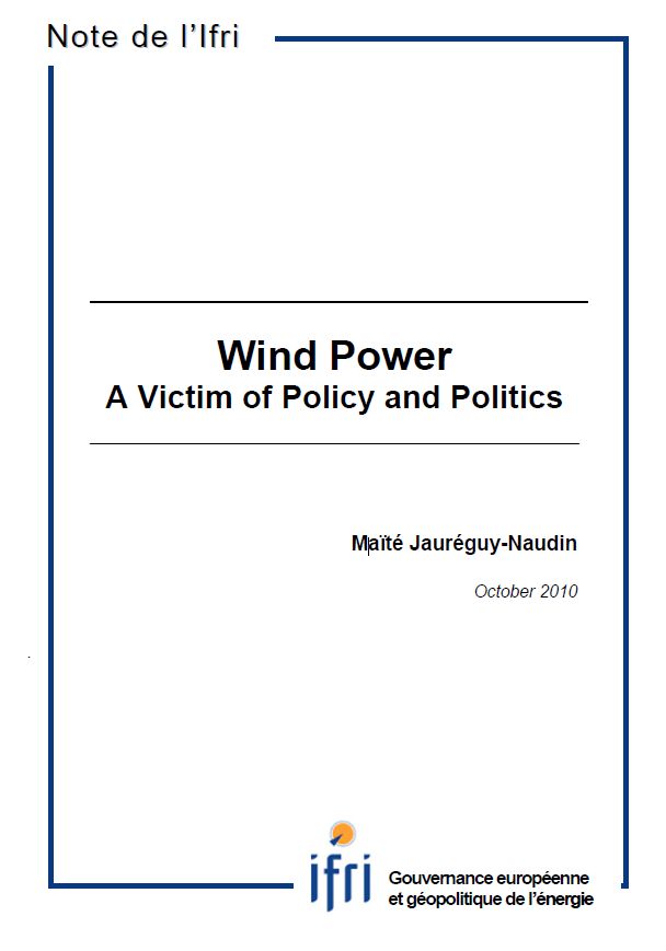 Wind Power: a Victim of Policy and Politics?