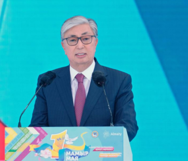 Discours du président Tokaïev à Almaty, Kazakhstan, le 1er mai 2019