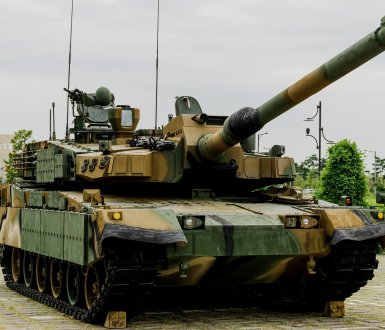 Corée du Sud K2 120mm MBT (char de combat principal), exposition DX Corée 2018