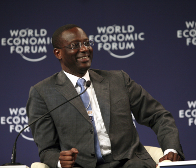 Tidjane Thiam,  Group Chief Executive, Prudential, Forum économique mondial, Dalian, Chine, 16 septembre 2011.