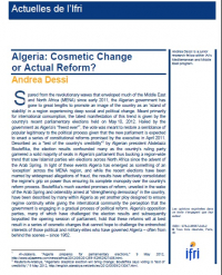Algeria: Cosmetic Change or Actual Reform?