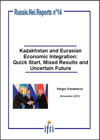 Kazakhstan and Eurasian Economic Integration: Quick Start, Mixed Results and Uncertain Future