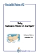 Italie, la voix de la Russie en Europe ?