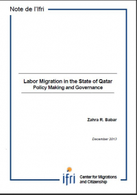 Labor Migration in the State of Qatar - Policy Making and Governance