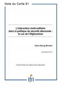 L'interaction civilo-militaire dans la politique de sécurité allemande : le cas de l'Afghanistan