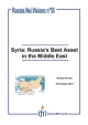 Syrie : le meilleur atout de la Russie au Moyen-Orient