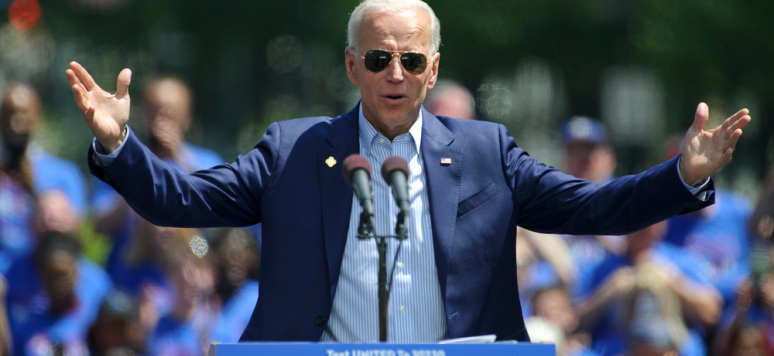 Joe Biden formally launches his 2020 presidential campaign during a rally May 18 2019, Philadelphia. 