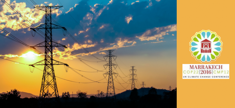Silhouette of high voltage electric poles structure, Shutterstock/Apinan