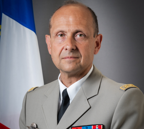 Photo officielle du Major général des armées, Vincent GIRAUD