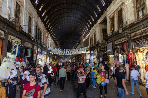 Damas, Syrie, souk Al-Hamidiyah
