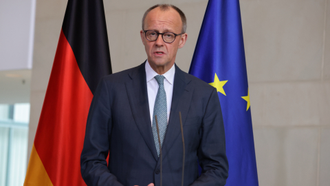 Conférence de Presse du Chancelier fédéral Friedrich Merz, Berlin, Berlin Allemagne - 30 mars 2026