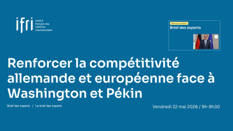 Renforcer la compétitivité allemande et européenne face à Washington et Pékin