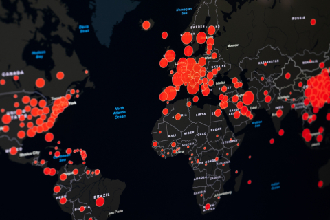 carte mondiale pandemie