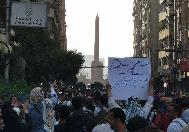 Manifestation place Tahrir