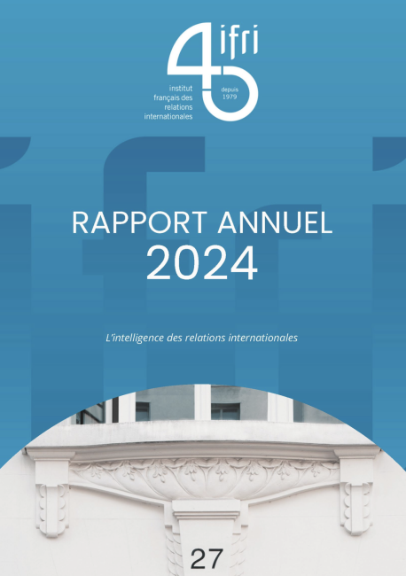 Rapport annuel 2024 Ifri, Couverture