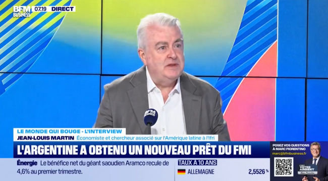 Jean-Louis Martin, invité de "Good Morning Business" sur BFM Business, 12 mai 2025