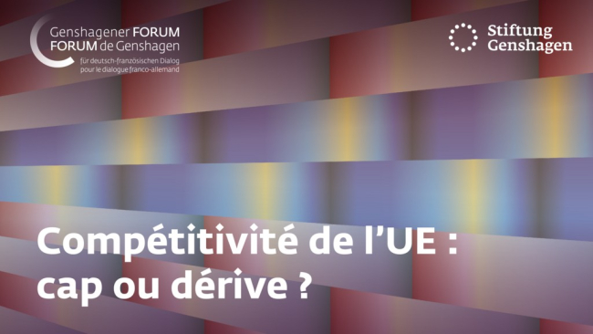 13ème Forum de Genshagen pour le dialogue franco-allemand