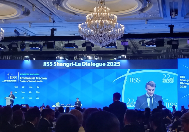 Le Président Macron au Shangri-La Dialogue 2025