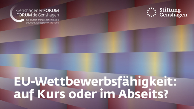 13. Genshagener Forum für deutsch-französischen Dialog