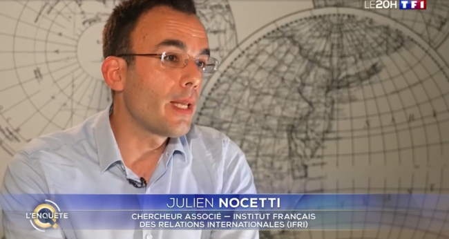 Leur sabotage peut paralyser Internet : plongée au cœur de l'industrie hautement stratégique des câbles sous-marins Julien Nocetti Ifri TF1 L'enquête