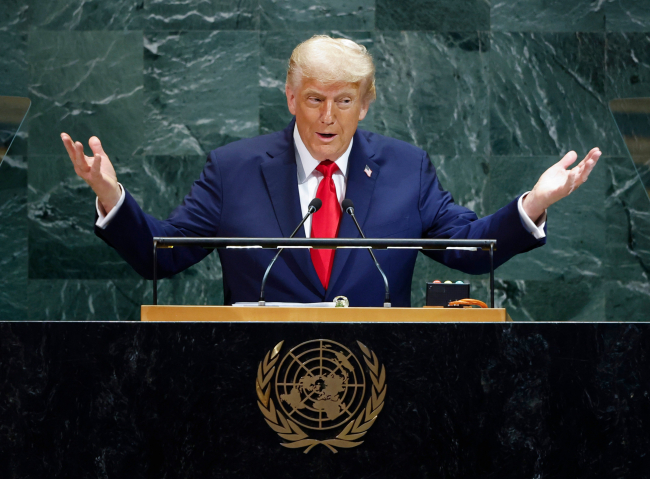 80e session de l'Assemblée générale des Nations unies à New York, États-Unis - 23 septembre 2025