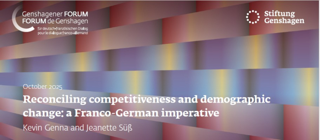 Genshager Workshop Paper | 13th Genshagen Forum for Franco-German Dialogue, Genshagen Foundation, Berlin