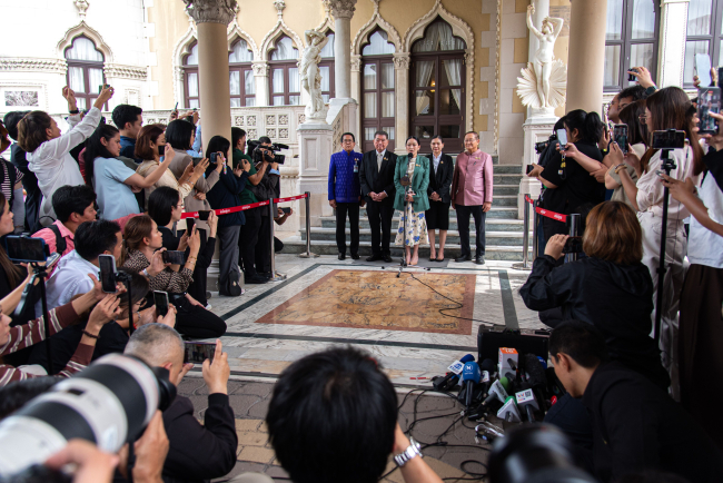 La Première ministre thaïlandaise suspendue de ses fonctions à Bangkok, Thaïlande - 1er juillet 2025