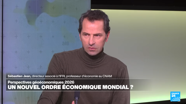 Perspectives pour 2026 : un nouvel ordre économique mondial ? • FRANCE 24 sébastien jean, ifri
