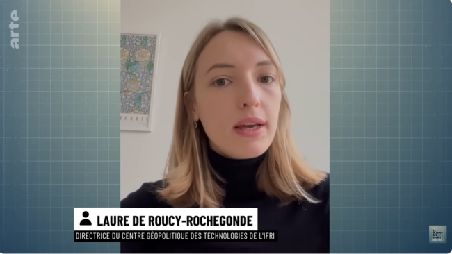 Laure dans Arte le dessous des images