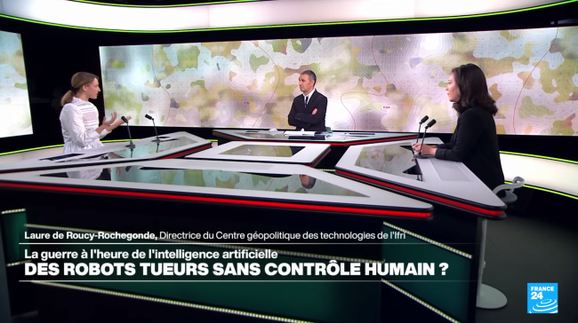La guerre à l'heure de l'IA : des robots tueurs sans contrôle humain ? laure de roucy rochegonde ifri paris
