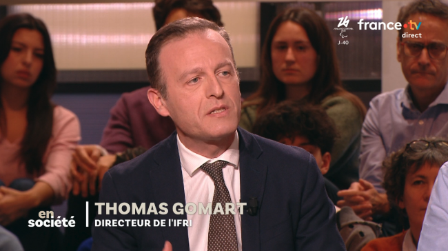 S3 - Minneapolis une ville en résistance, Trump contre l'Europe, le retour controversé de Tony Blair thomas gomart ifri en société france tv