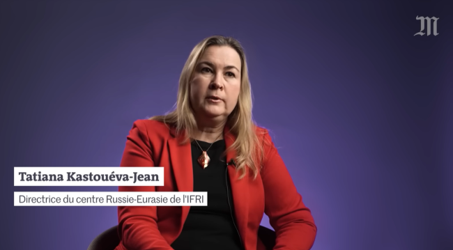 Tatiana Kastouéva-Jean interrogée par Le Monde, le 22 février 2026.