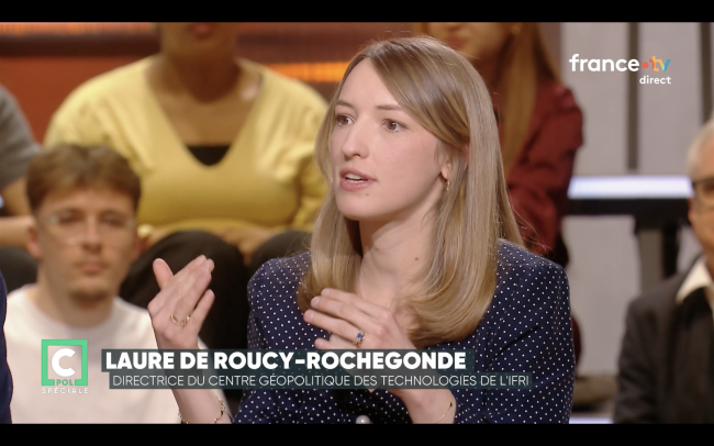 Laure de Roucy-Rochegonde dans C Politique, 8 mars 2026