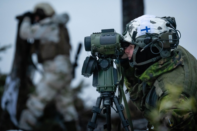 French and Finnish Forces Meet as Part of the Dynamic Front Interallied Exercise, French Army