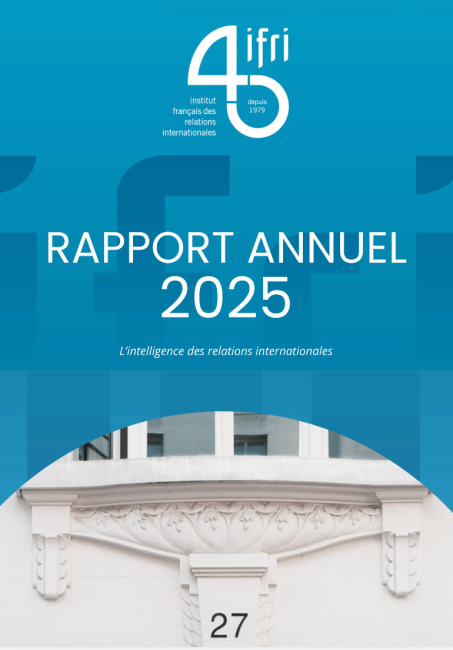 Rapport annuel 2025 Ifri, Couverture