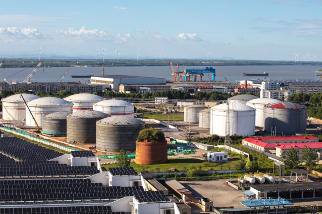 Installations de raffinage pétrolier en Chine