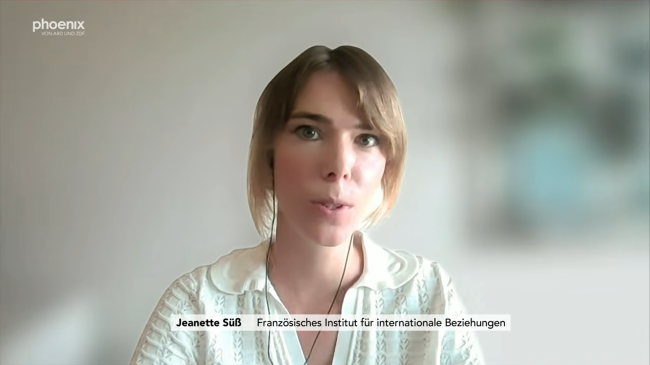 Jeanette Süß, Interview mit Phoenix_17.07.26