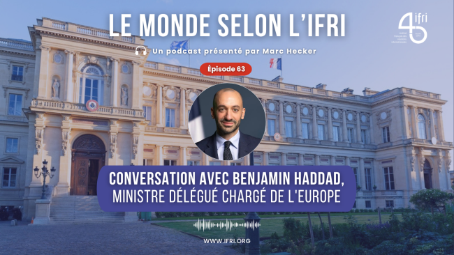 Conversation avec Benjamin Haddad, Ministre délégué chargé de l'Europe  